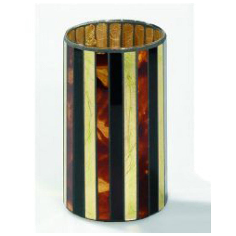 LUME MARRONE/ORO VETRO CM9X9X15