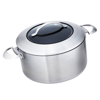 Pentola alta "CTX" con coperchio in vetro cm Ø20x12,5/l3,5