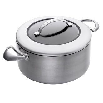 Pentola alta  "CTX" con coperchio in vetro cm Ø24x12/l4,8