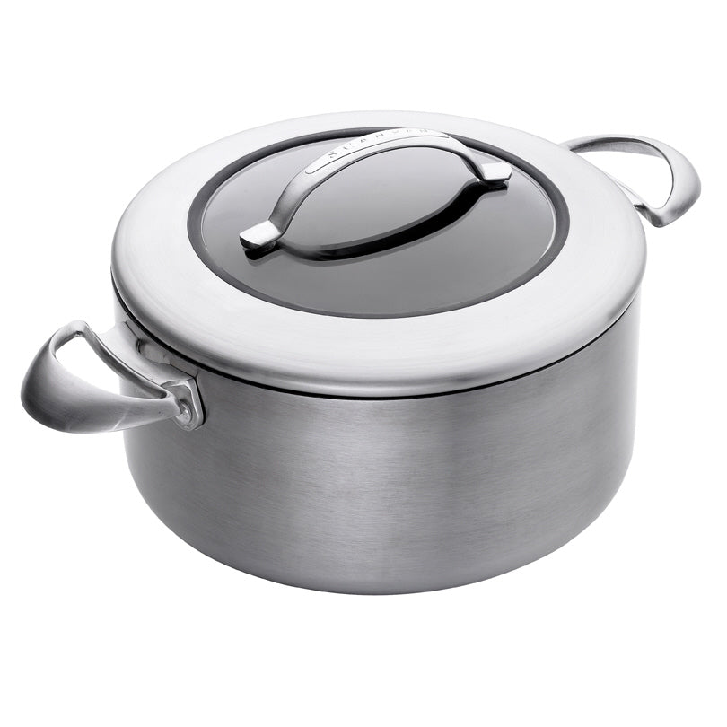 Pentola alta  "CTX" con coperchio in vetro cm Ø24x12/l4,8