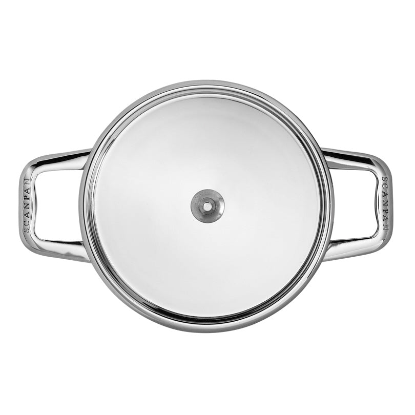 Pentola mini Maitre D'Copper con coperchio in acciaio cm Ø16x14,5