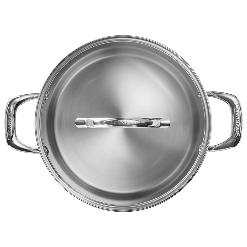 Pentola alta con coperchio in vetro "STS" cm Ø26/l 11