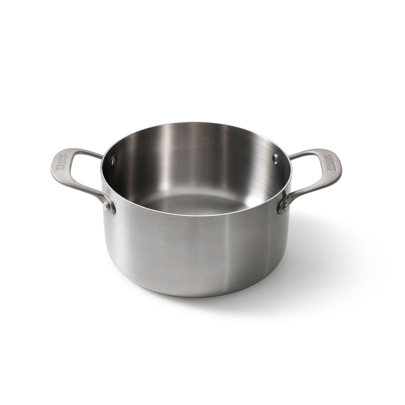 Pentola alta con coperchio "Stainless Steel" cm Ø20x11,5/l 3,3