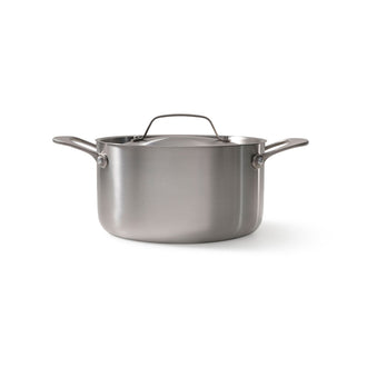 Pentola alta con coperchio "Stainless Steel" cm Ø20x11,5/l 3,3