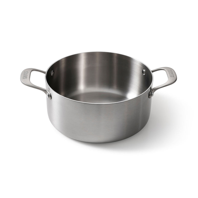 Pentola alta con coperchio "Stainless Steel" cm Ø24x11,5/l 4,75