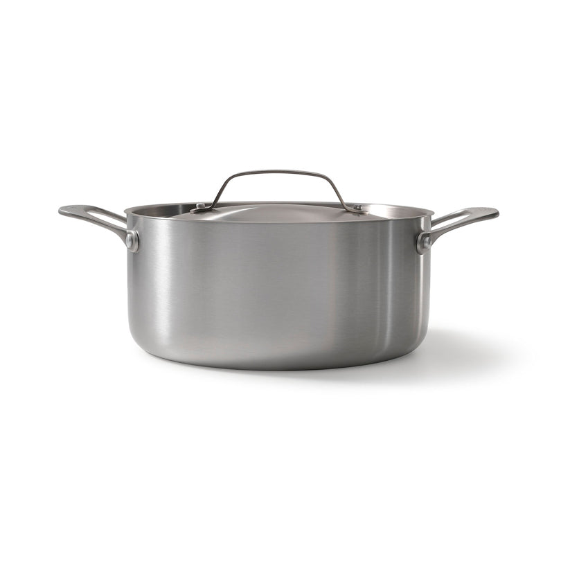 Pentola alta con coperchio "Stainless Steel" cm Ø24x11,5/l 4,75
