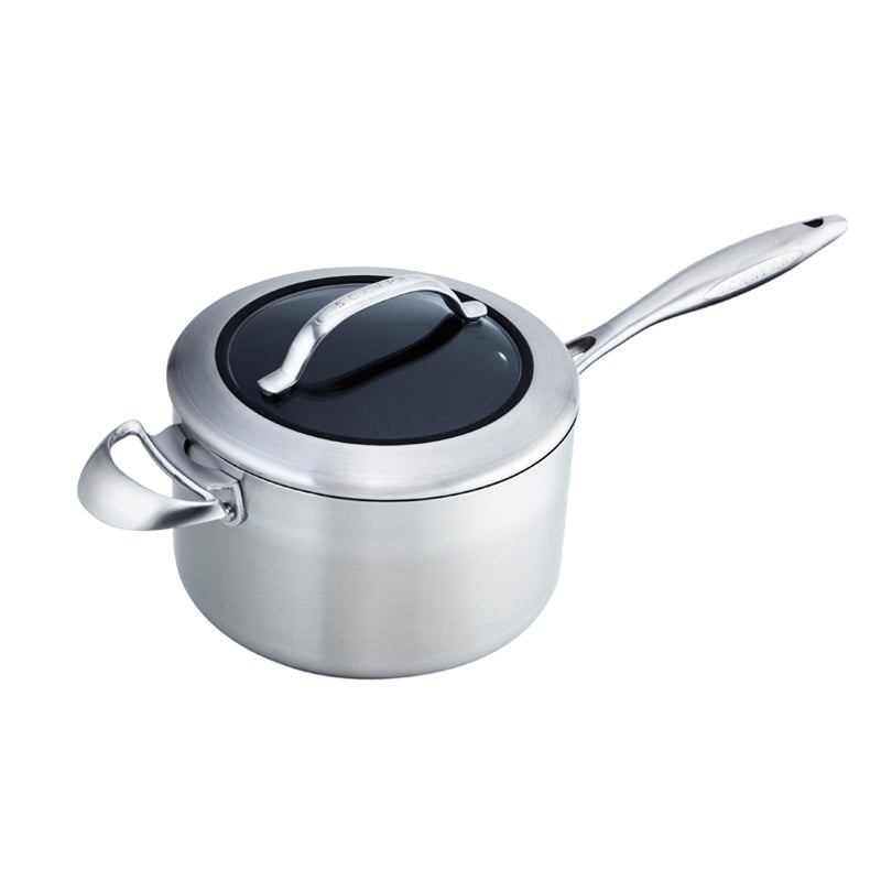 Casseruola "CTX" con manico e coperchio in vetro cm Ø20x15/l 3,5