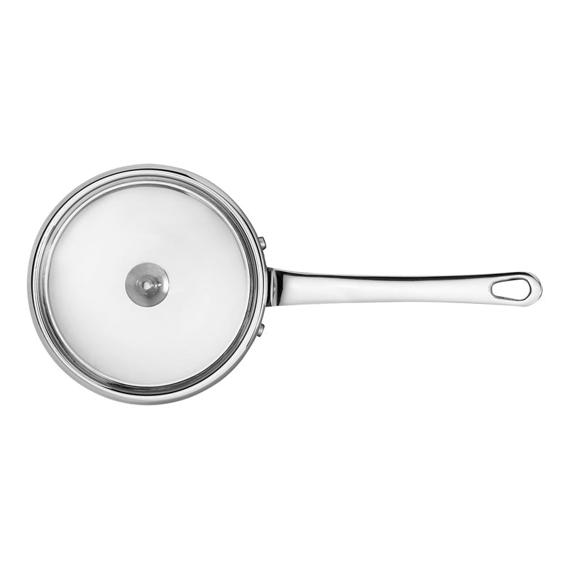 Casseruola mini Maitre D'Copper con manico e coperchio in acciaio cm Ø10x7,3/l 0,35