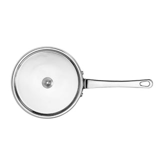 Casseruola Maitre D'Copper con manico e coperchio in acciaio cm Ø12/l 0,6