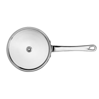 Casseruola "Maitre D'Copper" con manico e coperchio in acciaio cm 14x9,7/l 0,9