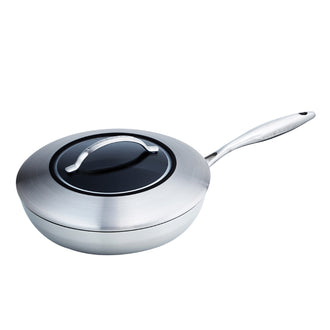 Padella alta CTX con coperchio in vetro cm Ø28x9,7/l 2,5