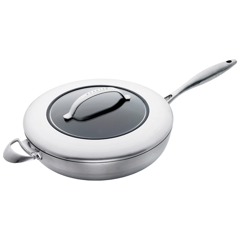 Padella alta  CTX con coperchio in vetro cm Ø32x10,7/l 4,5