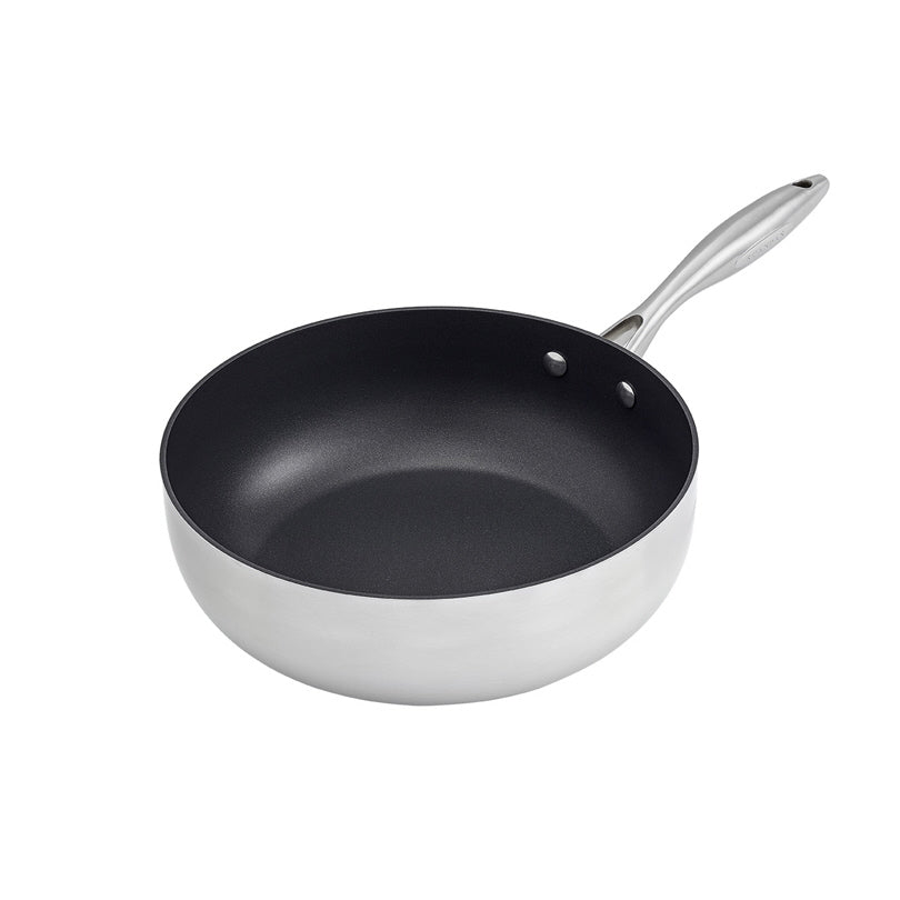 Padella fonda  "CTX" con coperchio in vetro cm Ø26(18,3)/l3,7