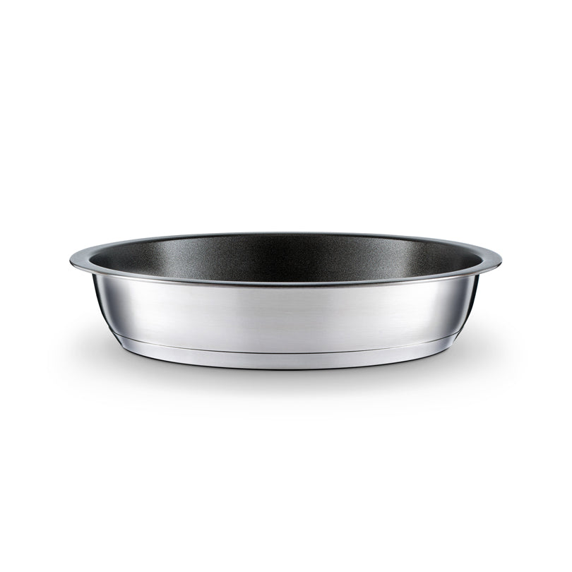 Padella con rivestimento antiaderente "Nesto", satinata cm Ø24x5