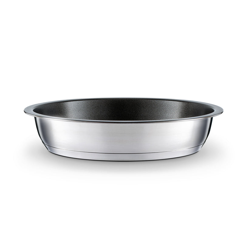 Padella con rivestimento antiaderente "Nesto", satinata cm Ø28x5,6