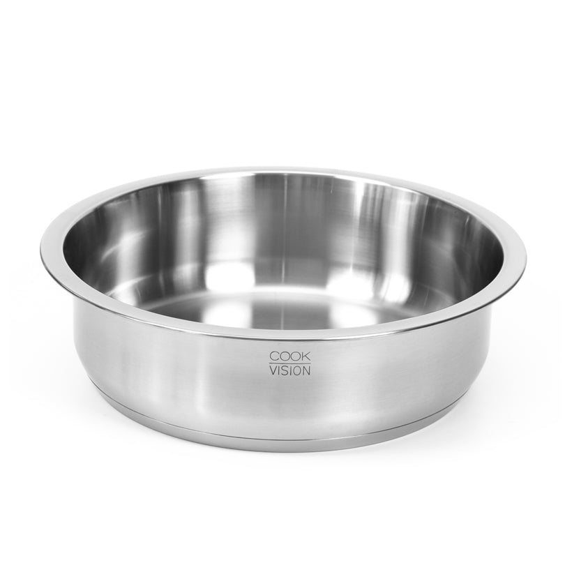 Padella alta "Nesto", satinata l 4,7/cm Ø28x9