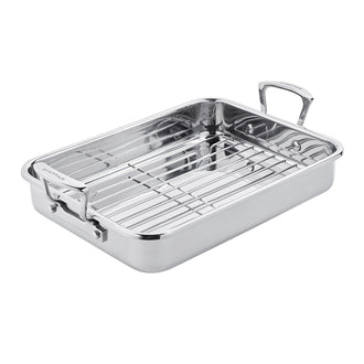 Arrostiera con griglia "Impact", adatta per induzione cm 43x28x11/l 4,5
