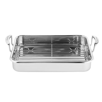 Arrostiera con griglia "Impact", adatta per induzione cm 43x28x11/l 4,5