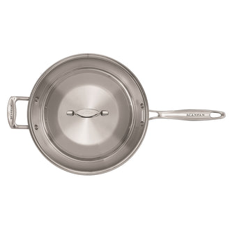 Wok con coperchio in vetro "IMPACT" cmØ32(16,9)x12