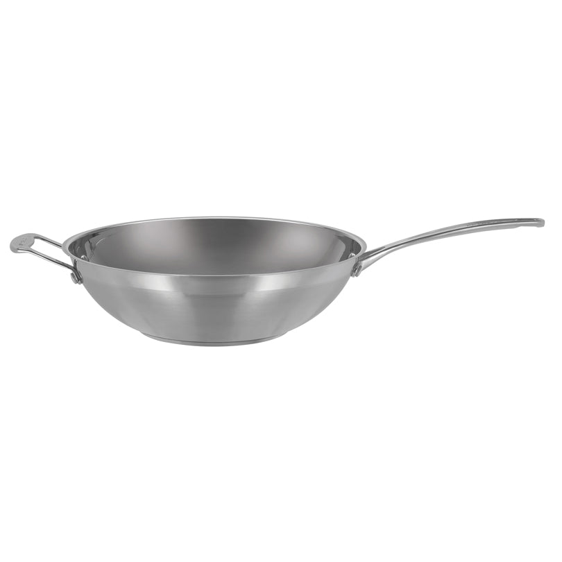 Wok con coperchio in vetro "IMPACT" cmØ32(16,9)x12