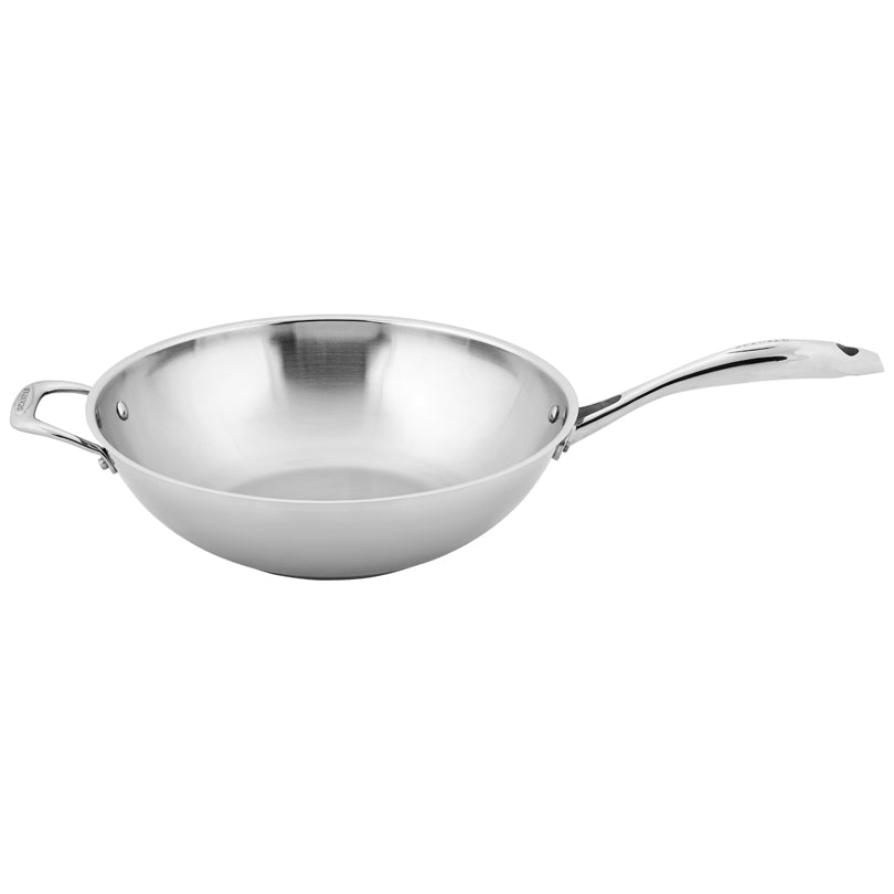 Wok con 2 manici "STS", senza coperchio cm Ø32