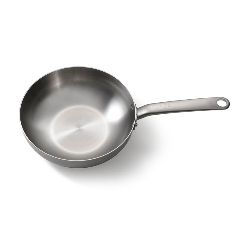 Wok "Stainlees Steel" cm Ø28x9,5/l 3,5