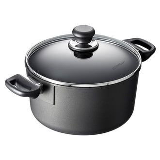 Pentola alta  "Classic" con coperchio in vetro cm Ø24x13,3/l 4