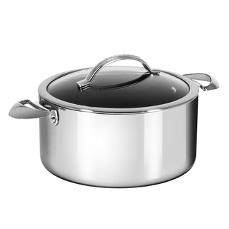 Pentola alta "HaptIQ" con coperchio in vetro cm Ø26x13/l 6,5