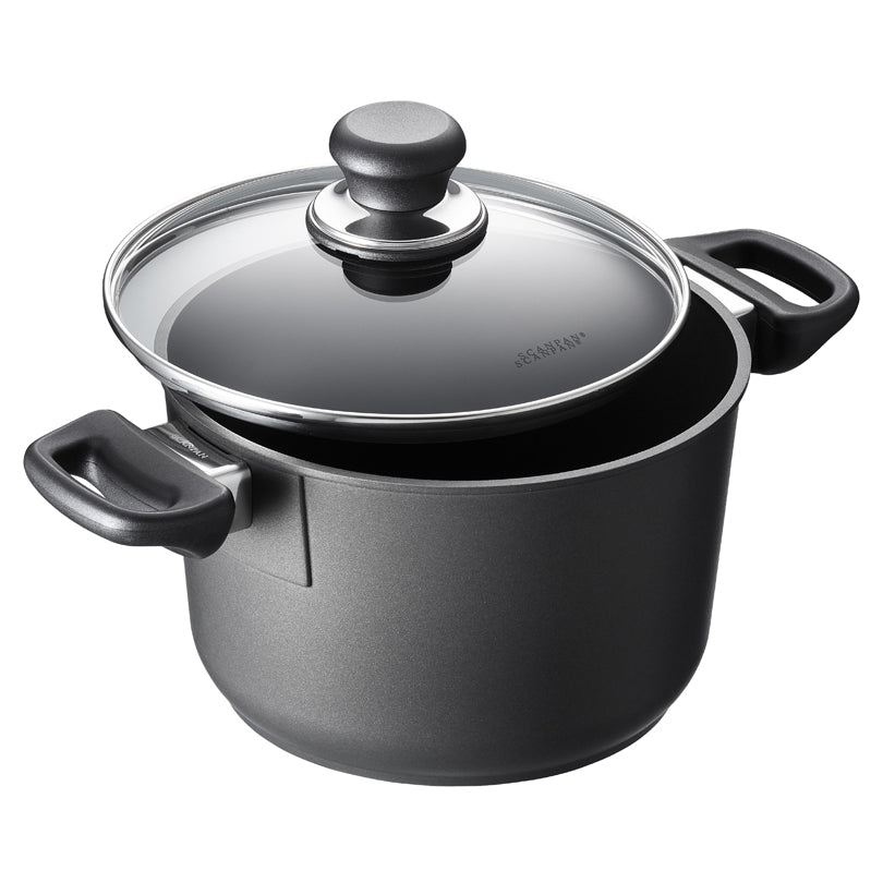 Pentola alta con coperchio in vetro "Classic Induction" cm Ø20(16,4)x13,1