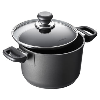 Pentola alta con coperchio in vetro "Classic Induction" cm Ø20(16,4)x13,1