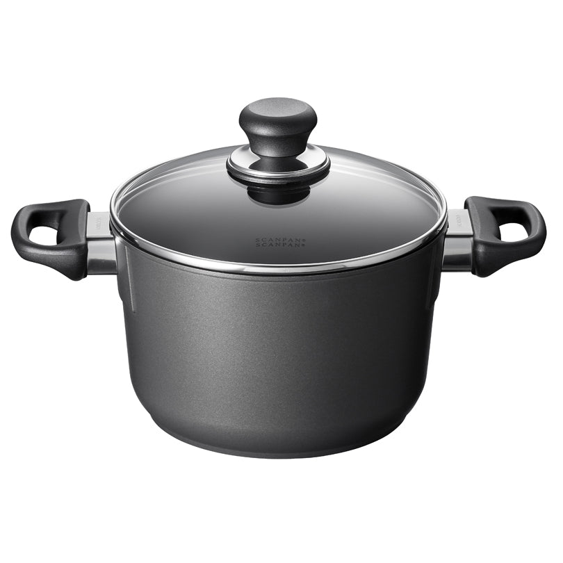 Pentola alta con coperchio in vetro "Classic Induction" cm Ø20(16,4)x13,1