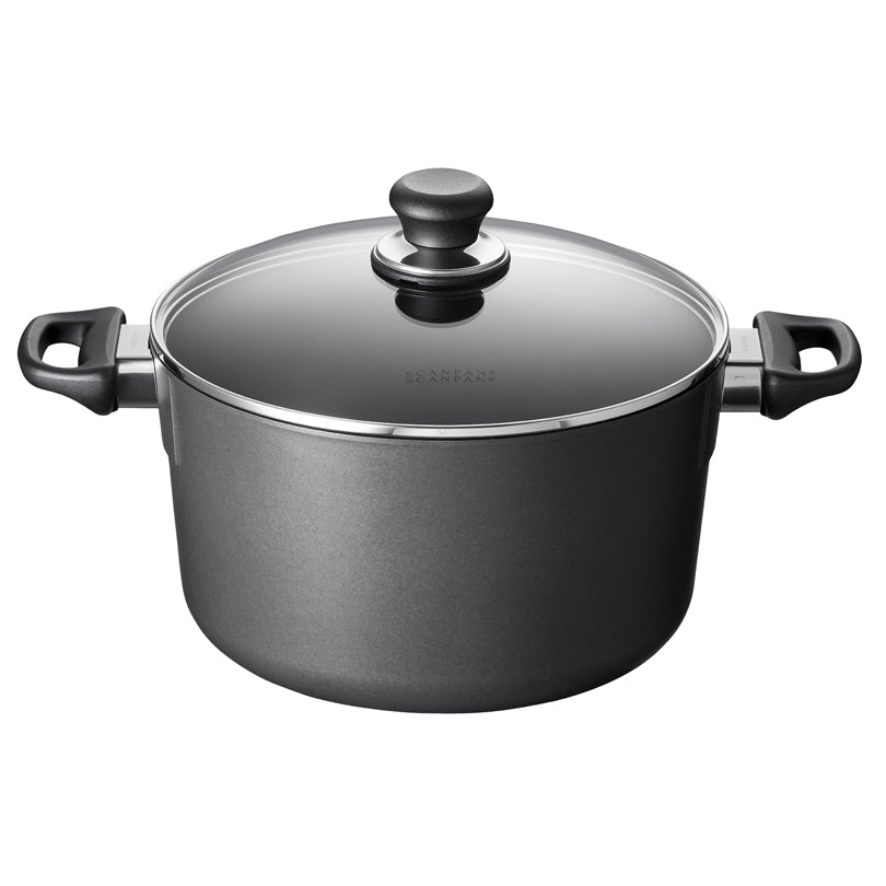 Pentola alta con coperchio in vetro "Classic Induction" cmØ26(19,7)x15,3/l 6