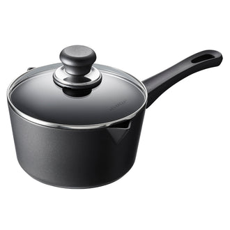 Casseruola "Classic" con manico e coperchio in vetro cm Ø18x10/l 1,8