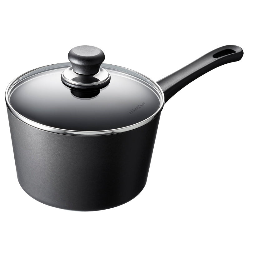 Casseruola con manico e coperchio in vetro "Classic Induction" cm Ø18(14,5)x10/l1,8