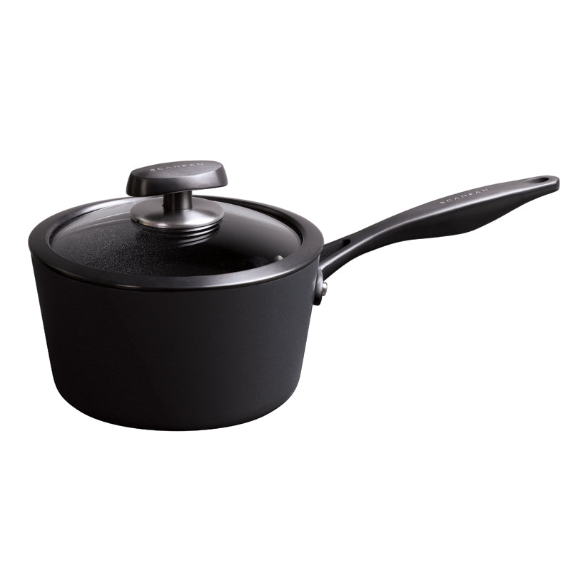 Casseruola con manico e coperchio in vetro "Pro SB+ Induction" cm 18/l 1,8