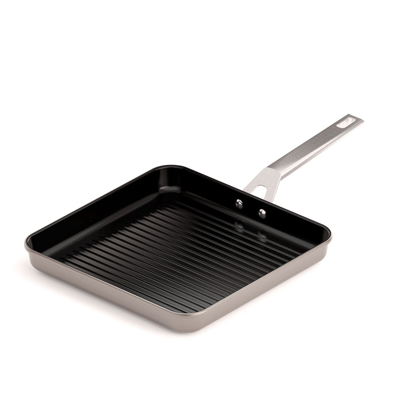 Bistecchiera quadrata "Aire PFAS Free", adatta per induzione cm 28x28