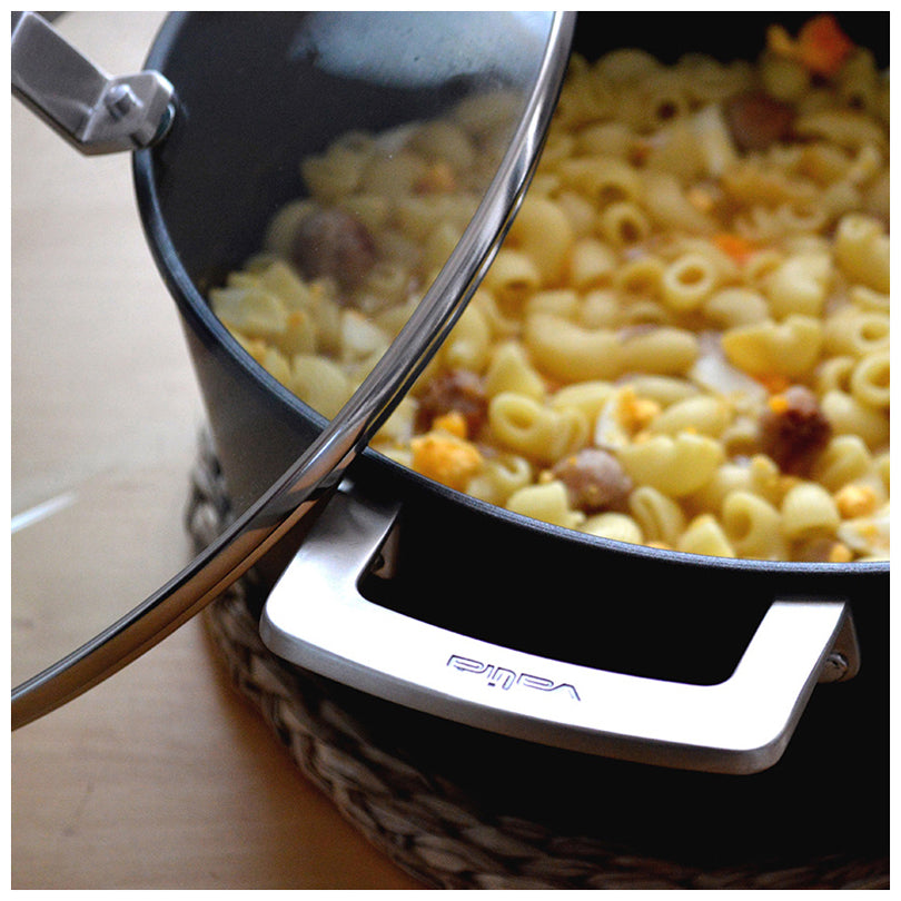 Casseruola alta "Aire" con coperchio in vetro cm 24