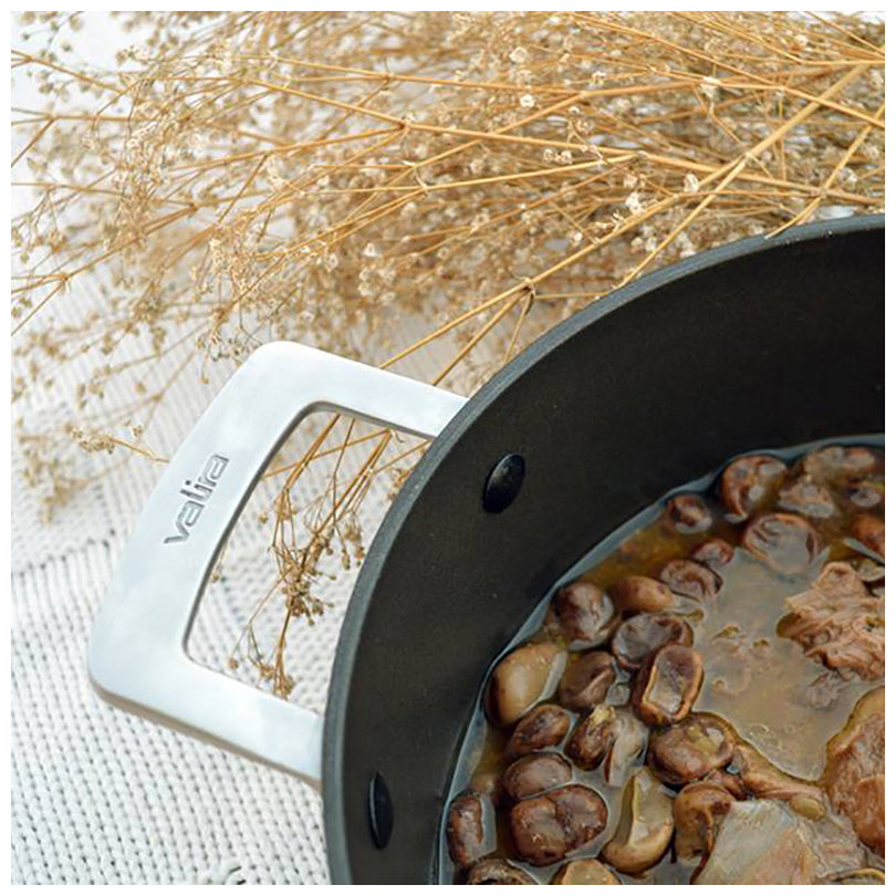 Casseruola alta "Aire" con coperchio in vetro cm 24