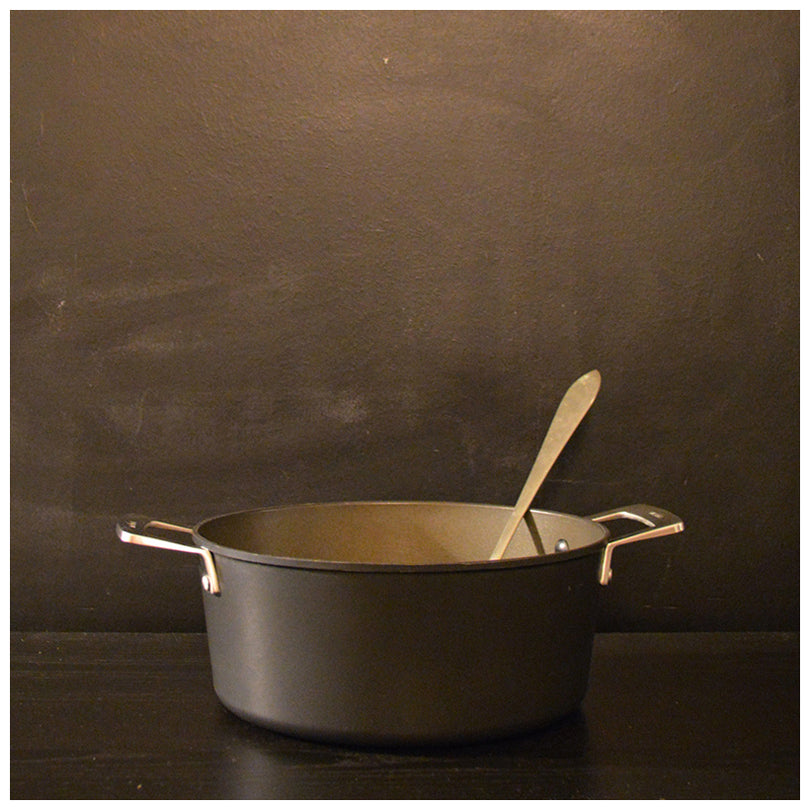 Casseruola alta "Aire" con coperchio in vetro cm 24