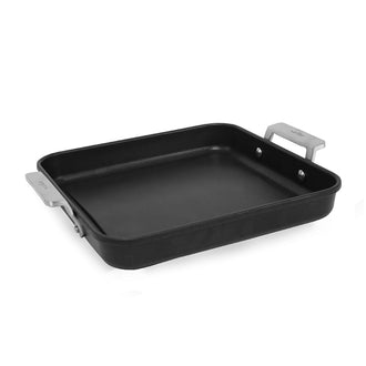Bistecchiera inclinata con 2 manici "AIRE" cm 28x28