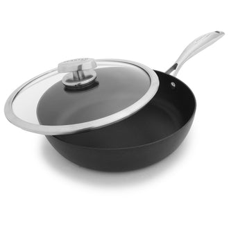 Padella alta "PRO IQ"  con coperchio in vetro cm Ø26x11,3