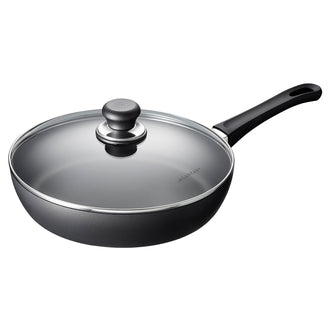 Padella alta "Classic" con coperchio in vetro cm Ø28x9/l3