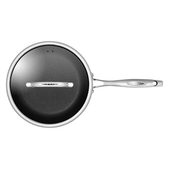 Padella fonda "HaptIQ" con coperchio in vetro cm Ø26x6,5