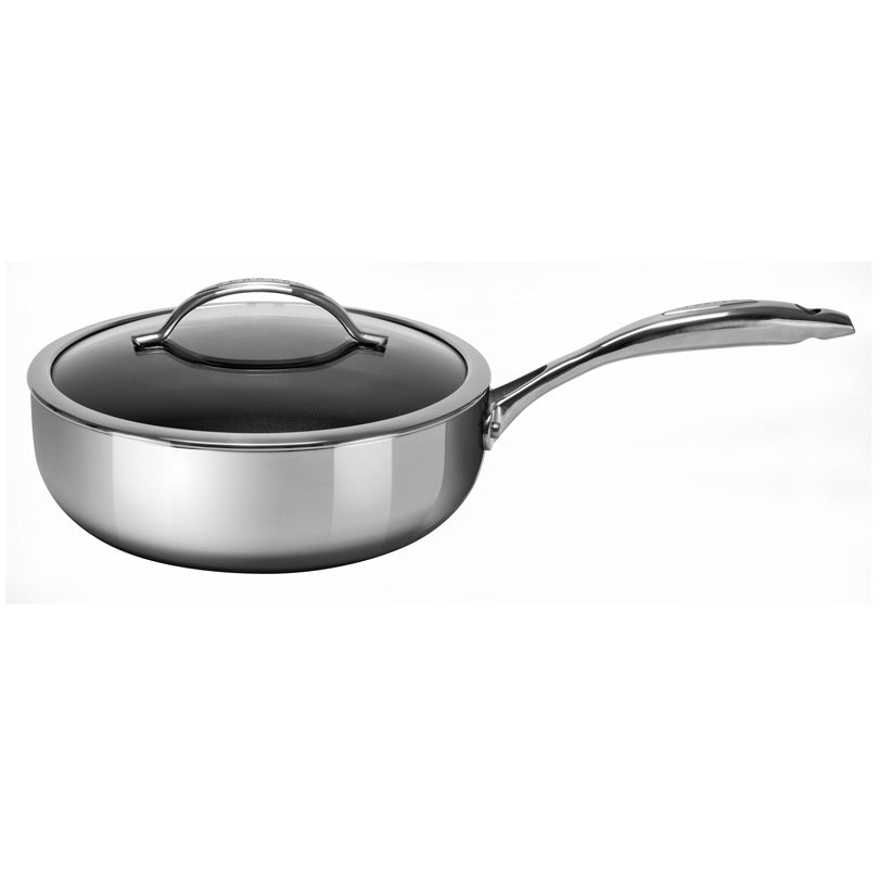 Padella fonda "HaptIQ" con coperchio in vetro cm Ø26x6,5