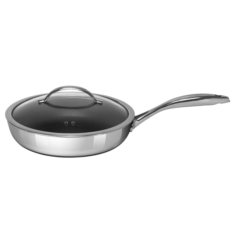 Padella alta "HaptIQ" con coperchio in vetro cm Ø28x6,5