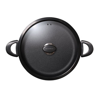 Padella alta con 2 manici e coperchio in vetro "Pro SB+ Induction" cm Ø32/l 4