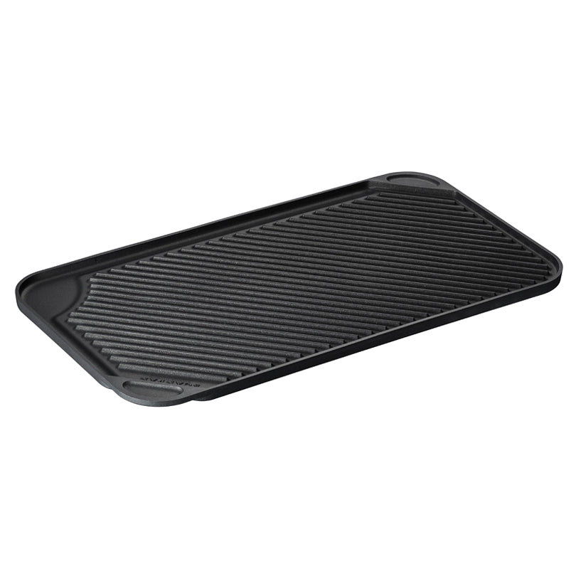 Piastra griglia "Classic" rettangolare adatta alla fiamma cm 44x24x1,7