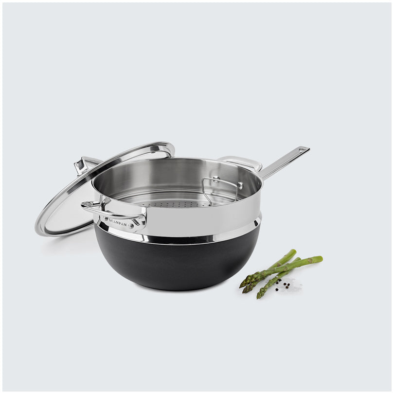 Inserto per cottura a vapore TechnIQ con fondo estraibile cm Ø26x8