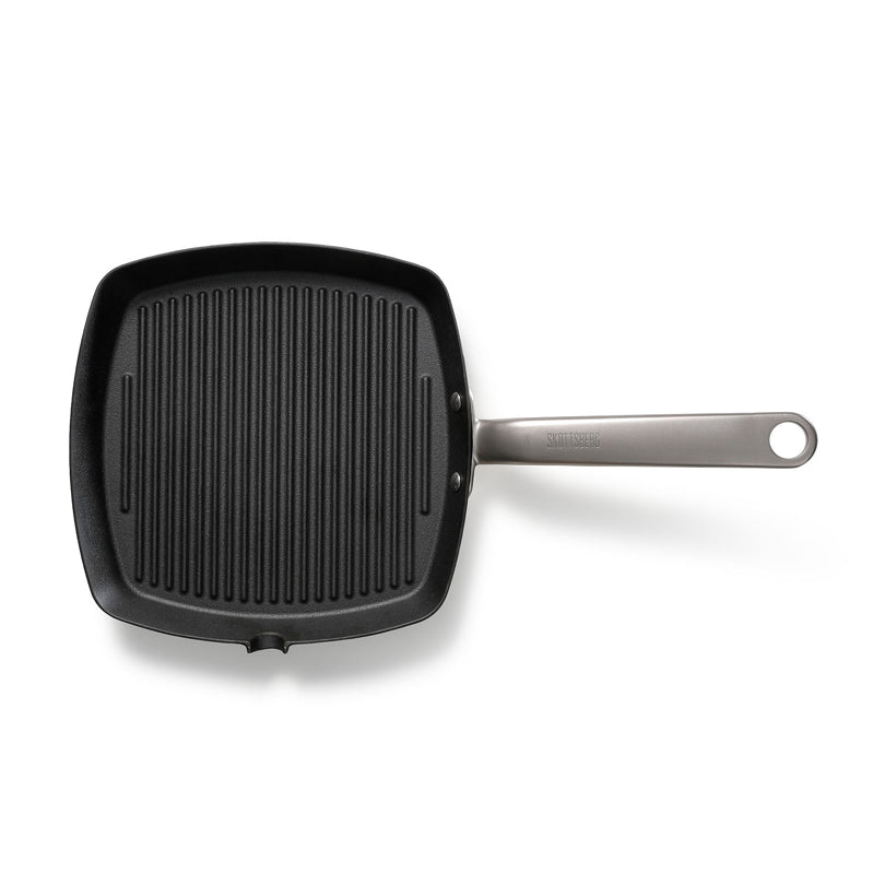 Graticola "Cast Iron", quadrata cm 28x28x3,5