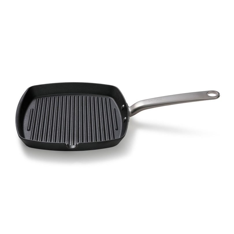 Graticola "Cast Iron", quadrata cm 28x28x3,5